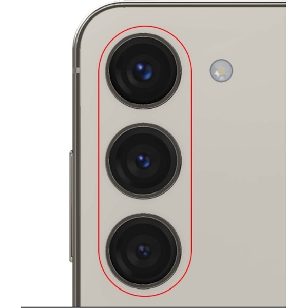 Galaxy S23 Camera Frame Beige