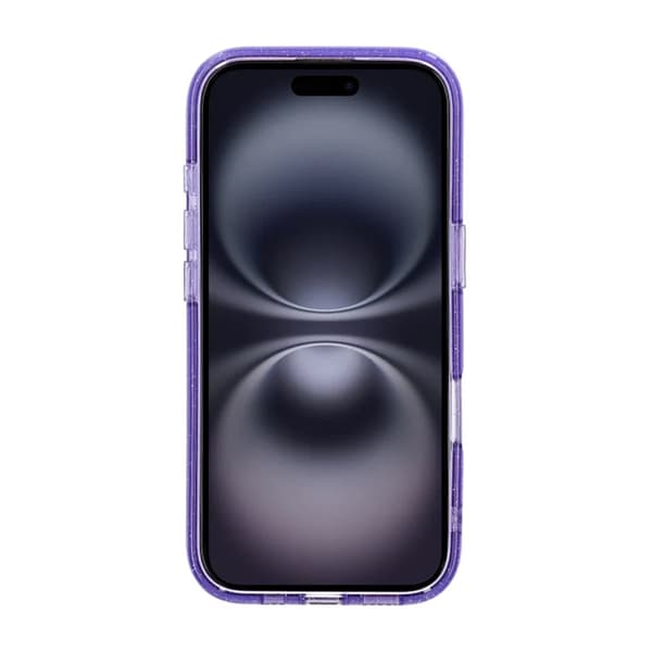 iPhone 16 Pro Rvelon TPU Mobile Case with MagSafe - Glitter Purple