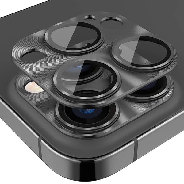 HAT PRINCE ENKAY iPhone 14 Pro/14 Pro Max linsskydd Svart
