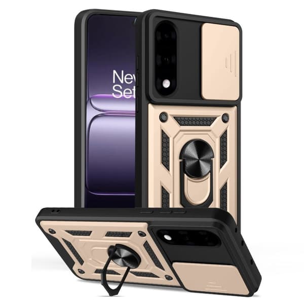 OnePlus Nord 5 5G Case with Stand - Gold
