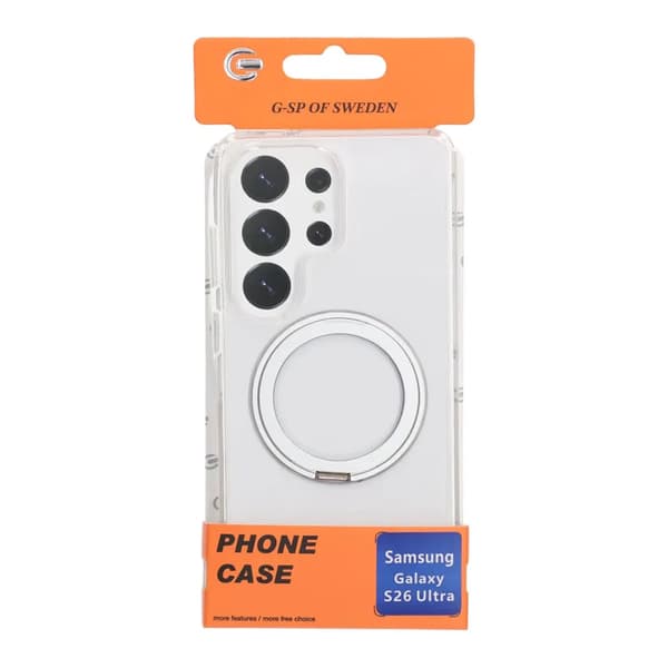 Matte case 360 rotating bracket Mobile Phone Case For Samsung S26 Ultra transparent
