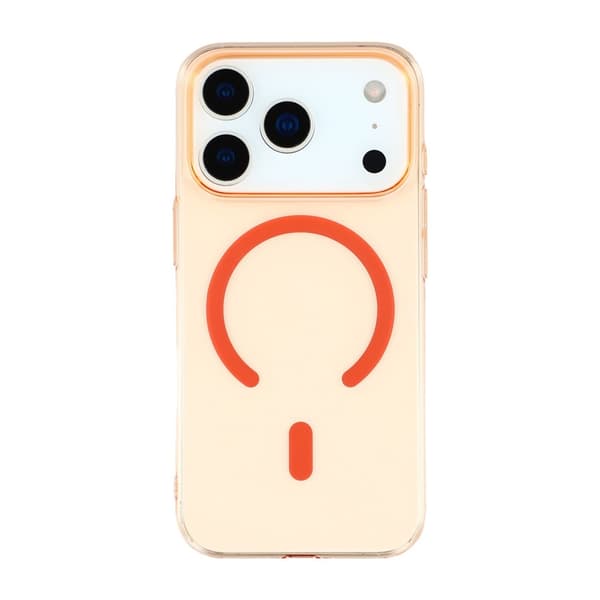 Ultratunt Mobilskal med Kameraskydd för iPhone 17 Pro Max - Orange