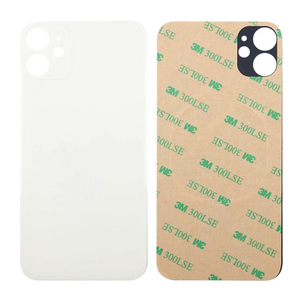 iPhone 11 Back Glass with Adhesive Tape - White