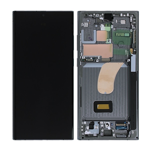 Samsung Galaxy S23 Ultra Skärm med LCD Display Original - Grön