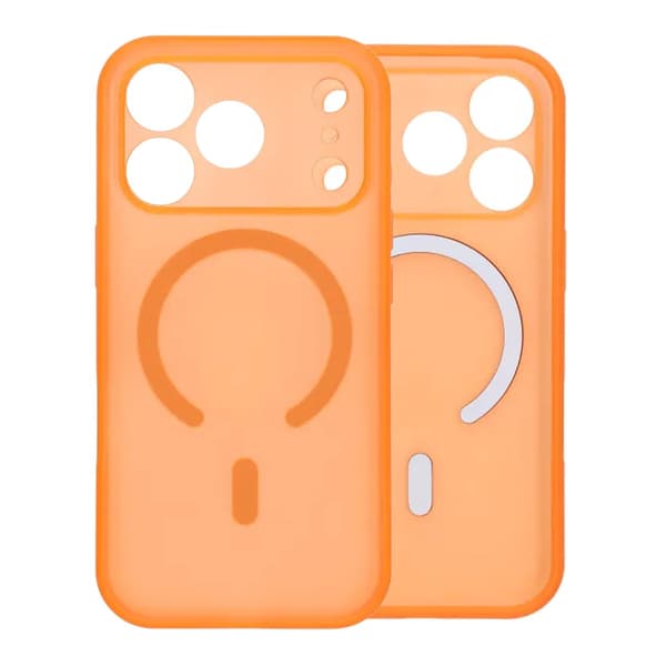 Slimmat MagSafe-skal med kameraskydd för iPhone 17 Pro - Orange