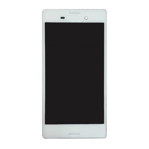 Sony Xperia M4 Aqua Skärm med LCD Display + Ram - Vit