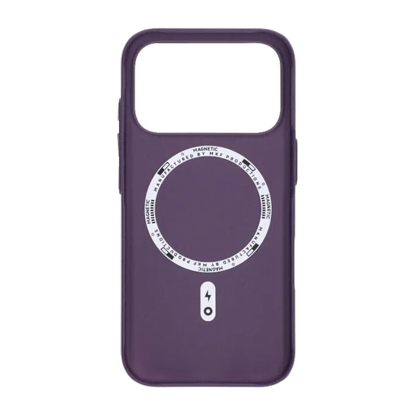 Corrugated Rock Sand Magnetic Case - iPhone 17 Pro Max Purple