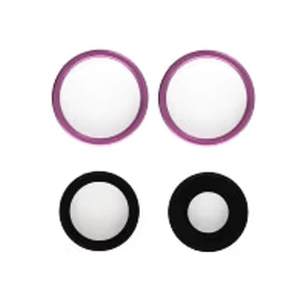 iPhone 16 and 16 Plus Camera Lens with Metal Frame - Purple