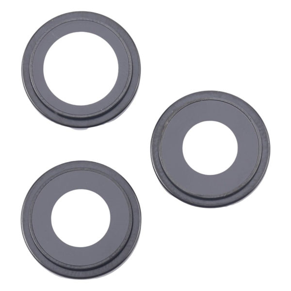 iPhone 16 Pro Max Camera lens cover, 3-pack - Black