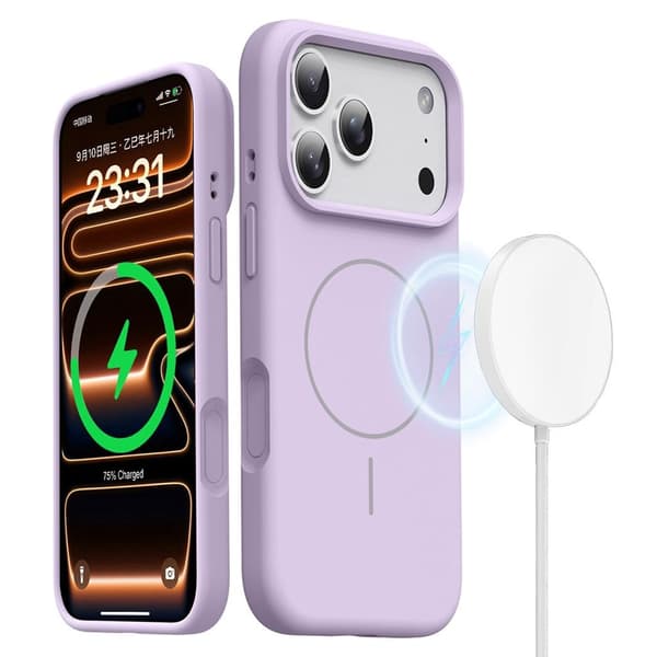 iPhone 18 Pro Max/17 Pro Max MagSafe Case in Silicone - Purple