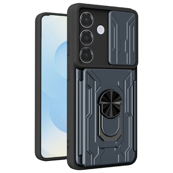 Samsung Galaxy A37 5G Case Kickstand Camera Slider - Titanium Grey
