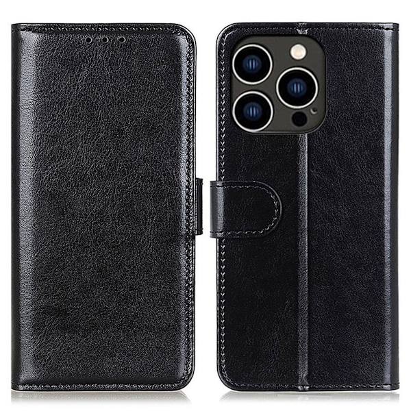 Crazy horse iPhone 16 Pro Cover - Black
