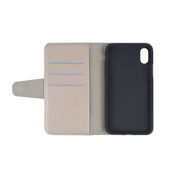 iPhone X/XS Plånboksfodral Stativ och extra Kortfack G-SP -  Grå