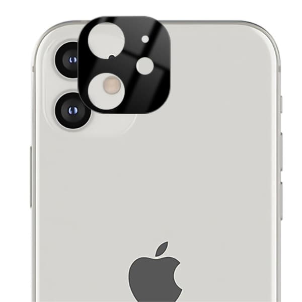 MOCOLO Linsskydd i Härdat Glas för iPhone 12 Mini - Svart Svart