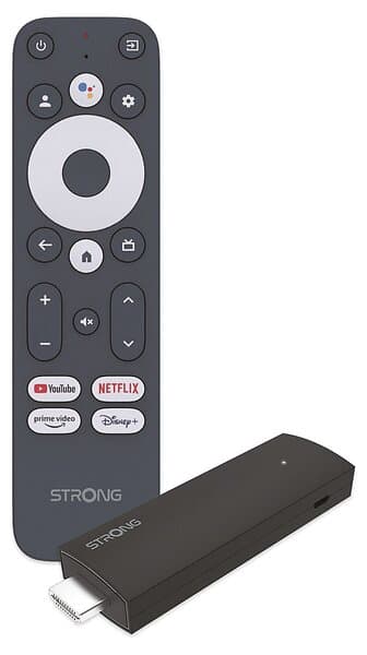 Strong Google TV 4K Stick SRT41 - Svart - Original Svart