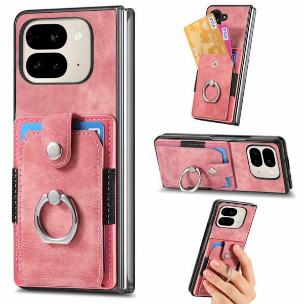 Google Pixel 9 Pro Fold 5G Case with Stand - Pink