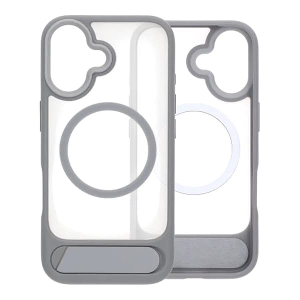 MagSafe-skal med stativ för iPhone 17 - Grå