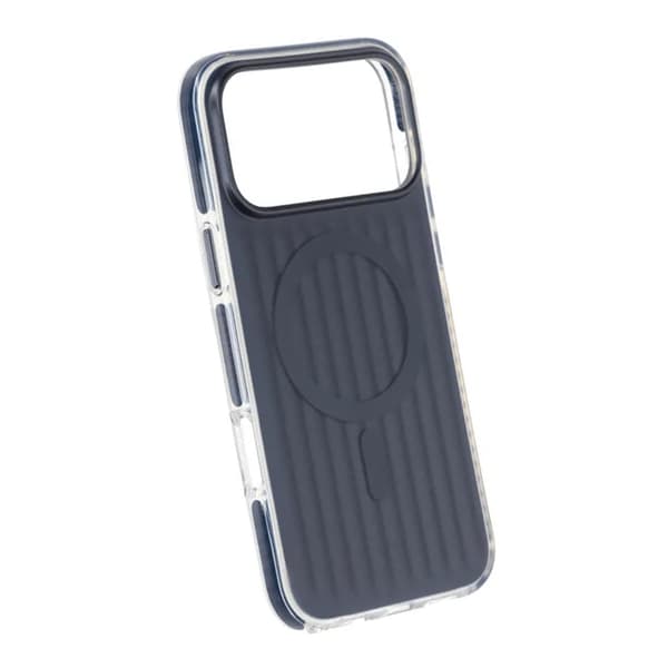 Corrugated Magsafe Mobile Case for iPhone 17 Pro Max - Dark Blue