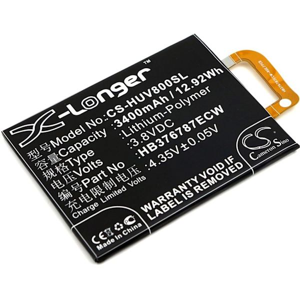Battery for Huawei Honor V8 etc