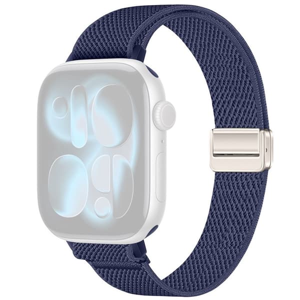 Apple Watch 42/41/40/38mm Slim Nylon Watch Strap - Dark Blue