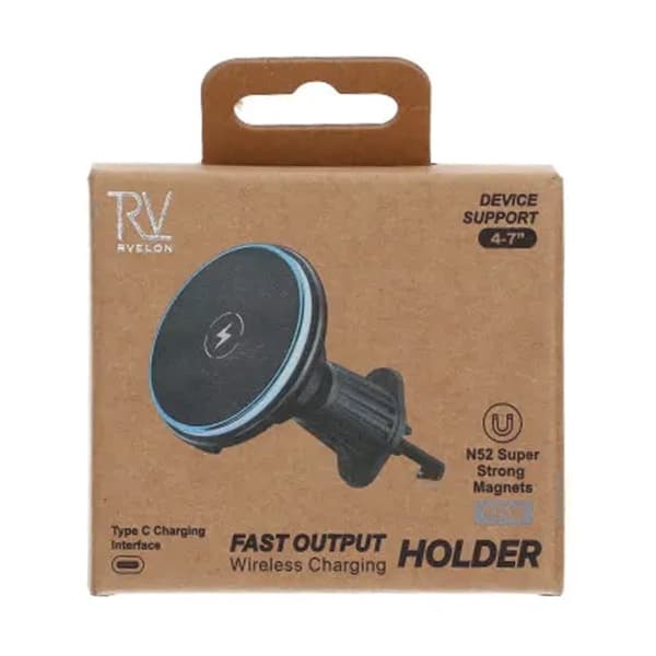Rvelon MagSafe Billaddare 15W för Ventilationsgaller
