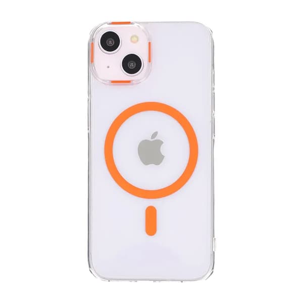 iPhone 15 Shockproof Mobile Case with Magsafe - Orange