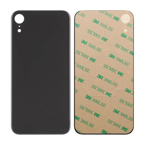 iPhone XR Back Glass with Adhesive Tape - Black