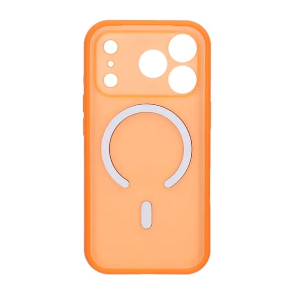Precise Hole Shield Magnetic Case - iPhone 17 Pro Max Orange
