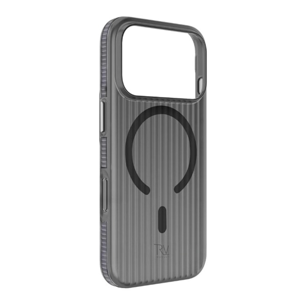 Rvelon Mobilskal Korrugerad Magsafe för iPhone 17 Pro Max - Grå