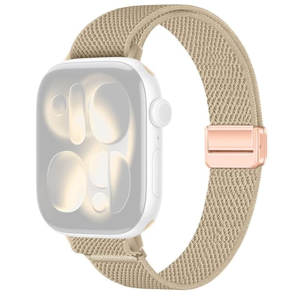 Apple Watch 42/41/40/38mm Slim Nylon Watch Strap - Beige