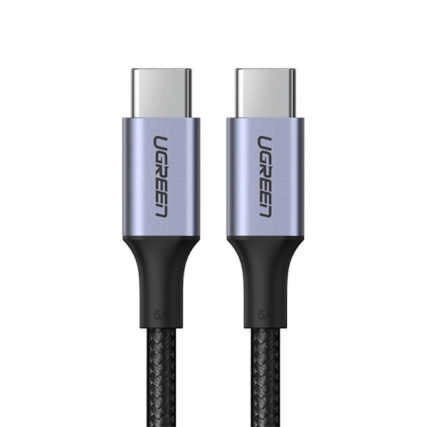 UGREEN USB-C to USB-C Fast Charging Cable  5A PD, 1.5m - Space Gray