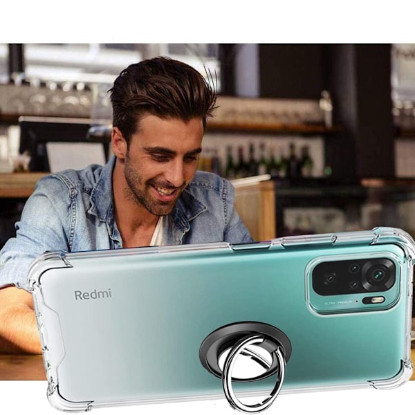 Stöttåligt Mobilskal Xiaomi Redmi Note 10S - Transparent