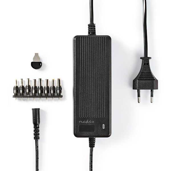 Nedis Universal Power Adapter, 60W - Black