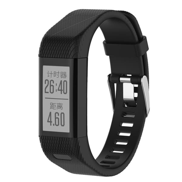 Garmin Vivosmart HR Plus Silicone Watch Band - Black