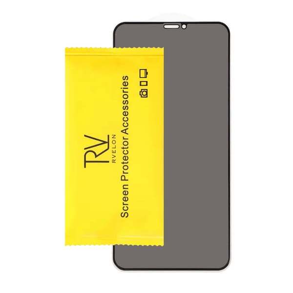 Screen protector iPhone 11 Pro Max and XS Max - Privacy 3D Tempered Glass - bulk
