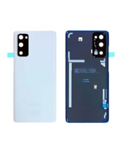Samsung Galaxy S20 FE Baksida Med Tejp - Vit Svart
