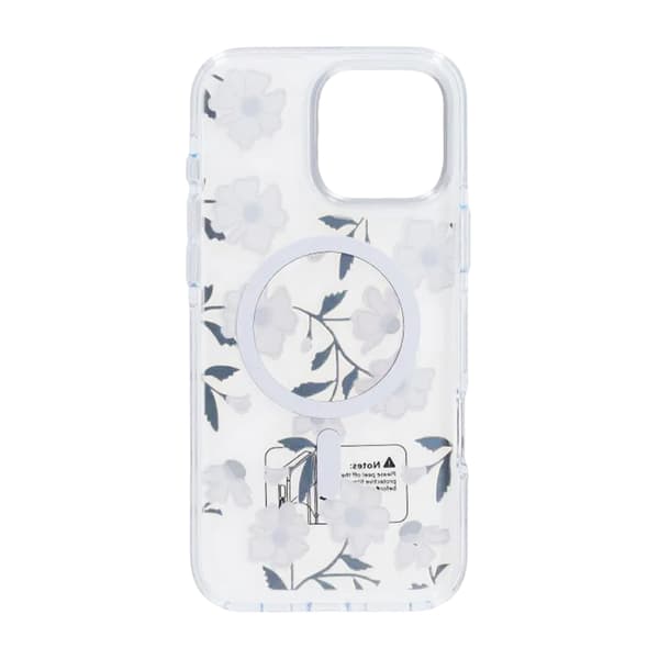 Skal Magsafe till iPhone 16 Pro Max - Transparent blommor och kvistar