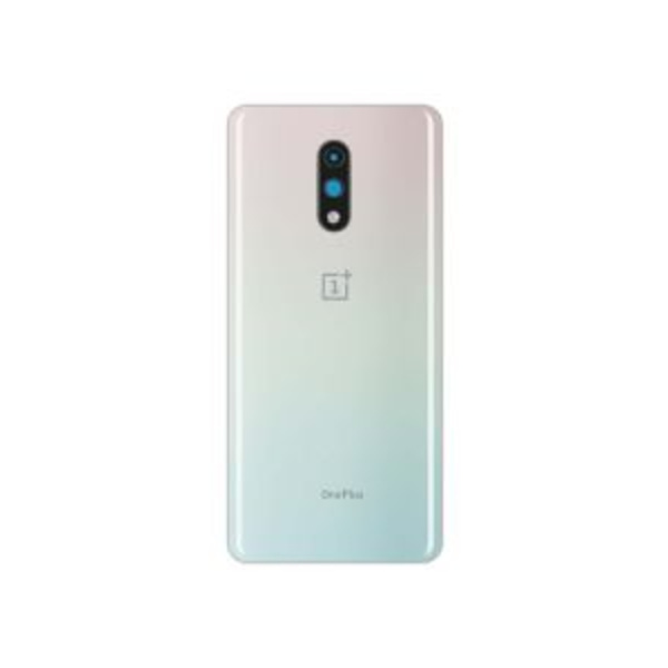 OnePlus 7 Baksida med tejp - Vit/Guld