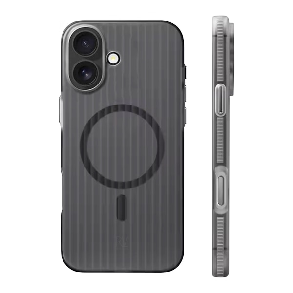 Rvelon Corrugated Magsafe Mobile Case for iPhone 17 - Grey