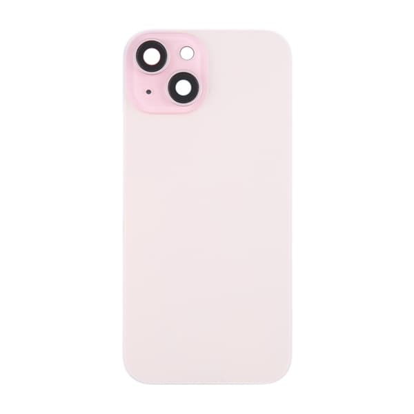 iPhone 15 Plus Back Glass with Magnet and Camera Lens - Pink