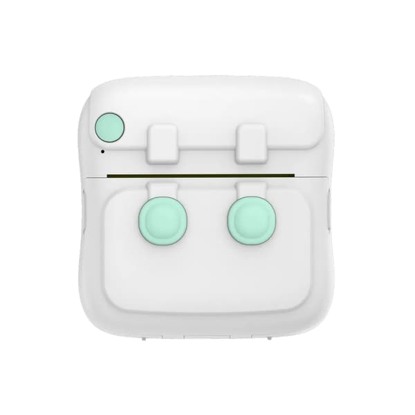 SiGN Miniskrivare Bluetooth 200 dpi Label Printer med en rulle - Vit Svart