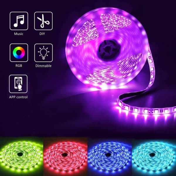 SiGN Smart Home WiFi RGB LED-Slinga - 5m Svart