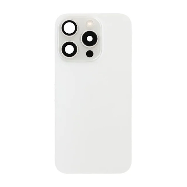 iPhone 15 Pro Back Glass Complete OEM - White