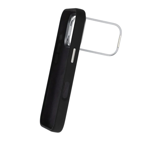 Mobilskal Silikon Magsafe och Statv iPhone 17 Pro Max - Svart