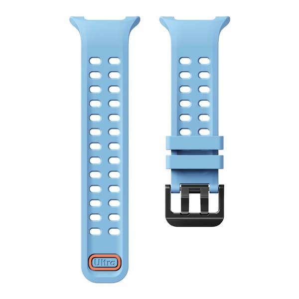 Samsung Galaxy Watch9/8/8 Classic Silicone Watch Band Double Buckle - Light Blue