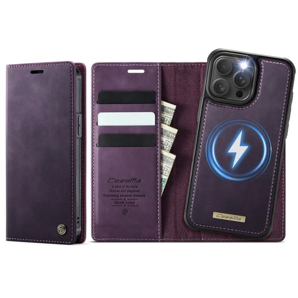CASEME iPhone 15 Pro Max Cover with MagSafe - Purple