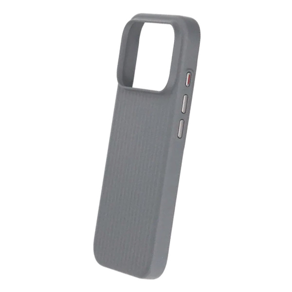 Corrugated Rock Sand Magnetic Case - iPhone 17 Pro Max Gray
