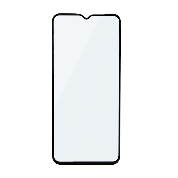 Skärmskydd Samsung Galaxy A02s - 3D Härdat Glas Svart (miljö)