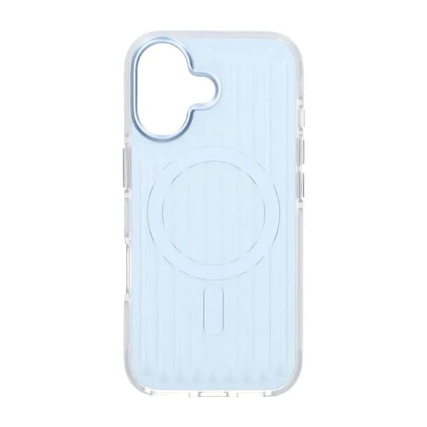 Corrugated Magsafe Mobile Case for iPhone 17 - Blue