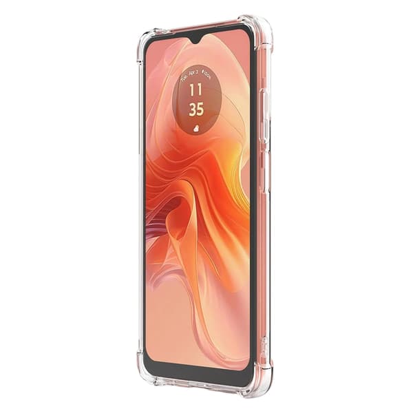 Case Shockproof for Motorola Moto E14 and G24 and G04 - Clear
